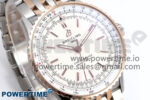 Navitimer Automatic 41mm SS/RG TF 1:1 Best Edition White Dial on SS/RG Bracelet A2824 - Image 3