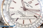 Navitimer Automatic 41mm SS/RG TF 1:1 Best Edition White Dial on SS/RG Bracelet A2824 - Image 5