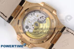 Nautilus 5711/1R RG 3KF 1:1 Best Edition Brown Textured Dial on Brown Leather Strap A324 Super Clone V2 - Image 10
