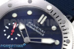 PAM1391 Luna Rossa Submersible VSF 1:1 Best Edition on Blue Fabric Strap P900 - Image 4