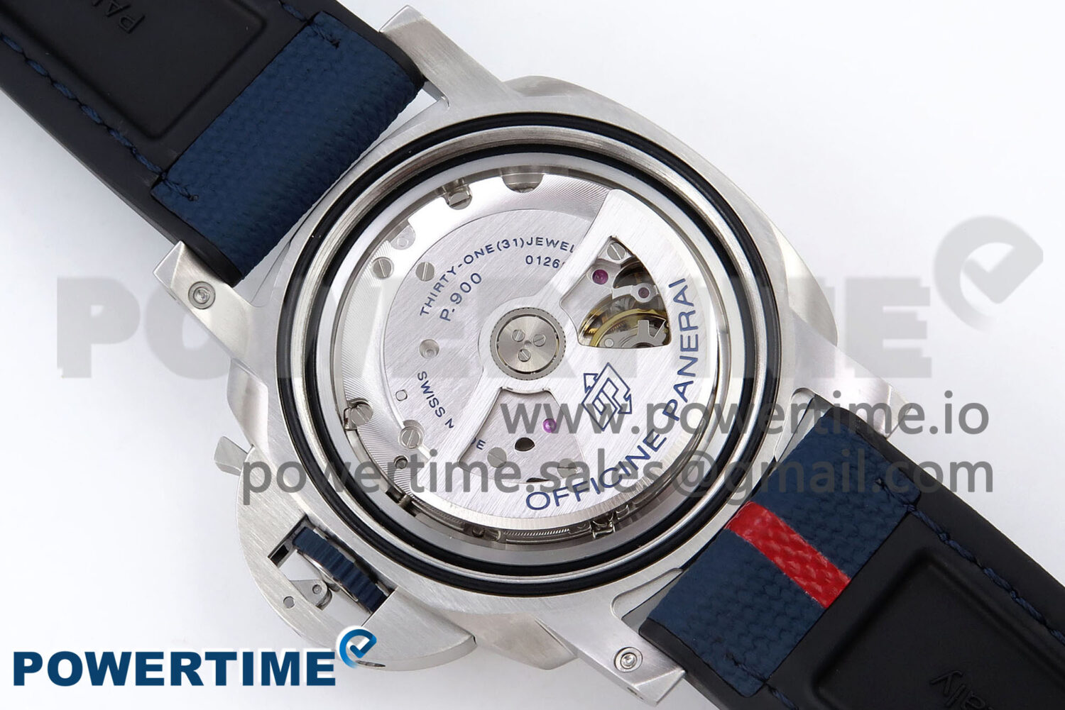 PAM1391 Luna Rossa Submersible VSF 1:1 Best Edition on Blue Fabric Strap P900 - Image 11