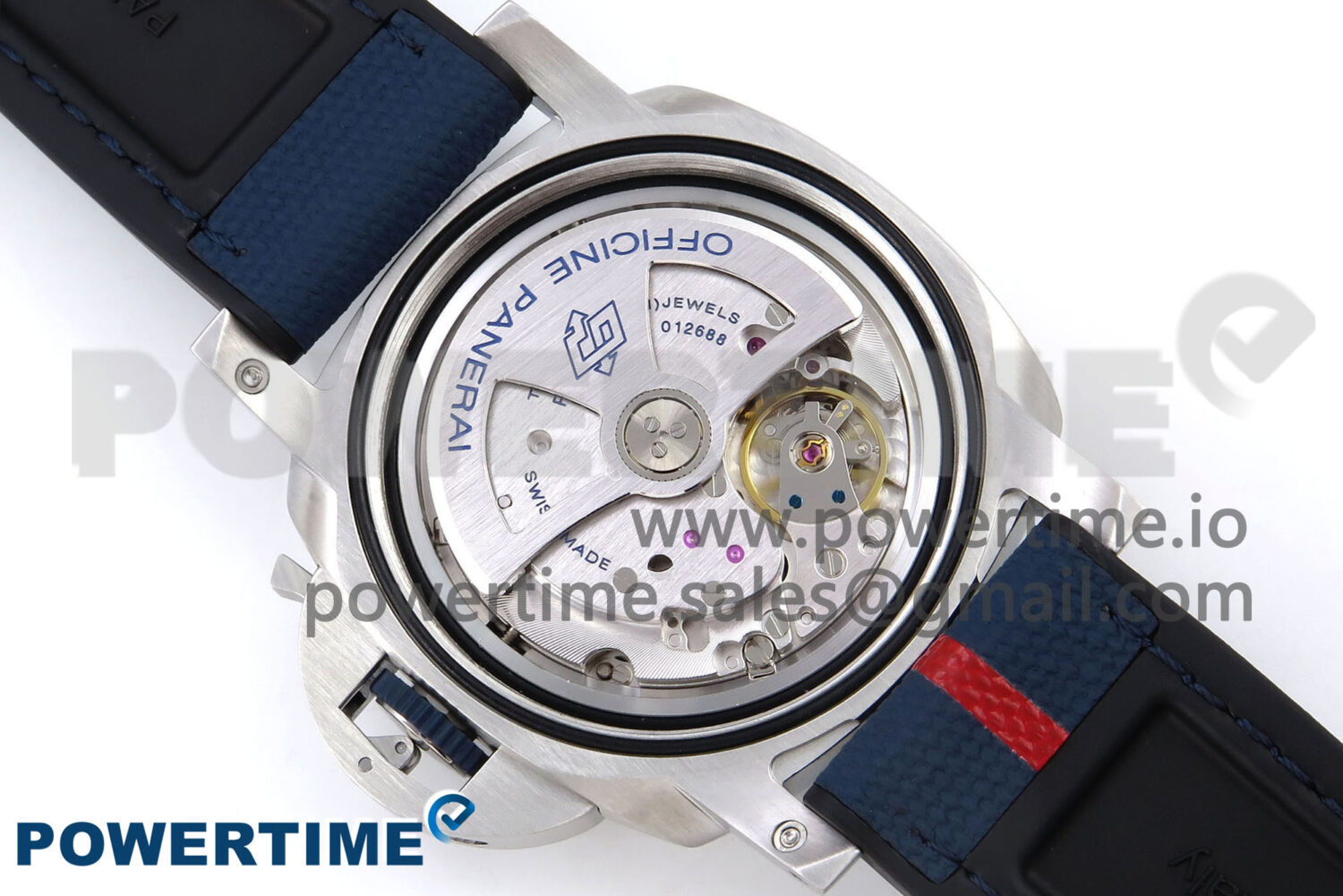 PAM1391 Luna Rossa Submersible VSF 1:1 Best Edition on Blue Fabric Strap P900 - Image 12