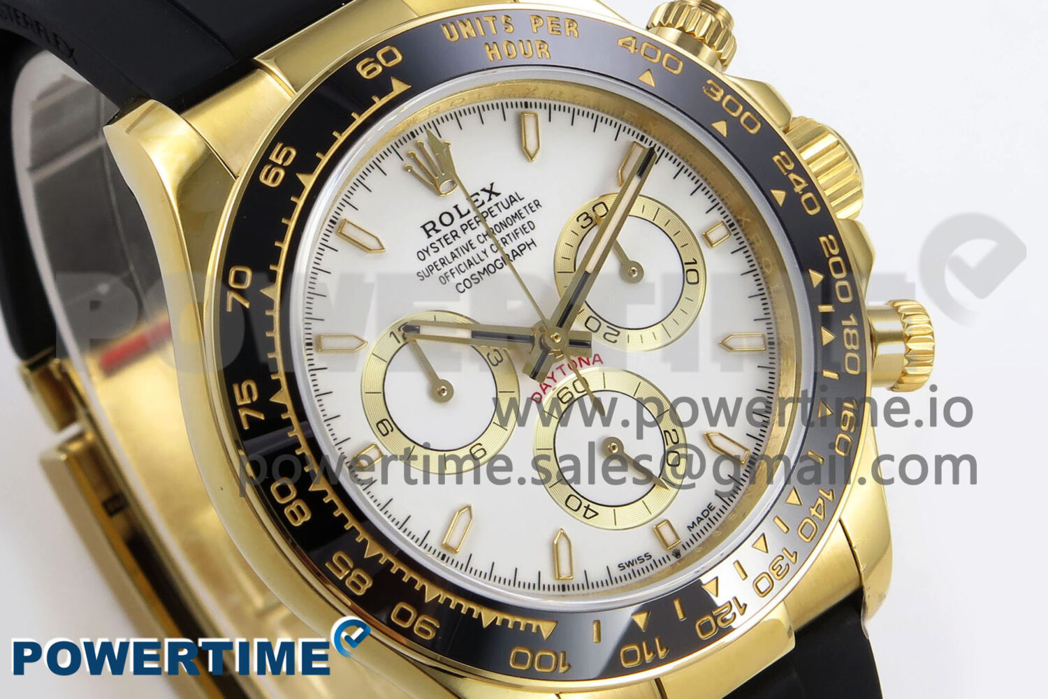Daytona 126518 QF 1:1 Best Edition White Dial on Oysterflex Strap SH4131 V6 (Weighted) - Image 3