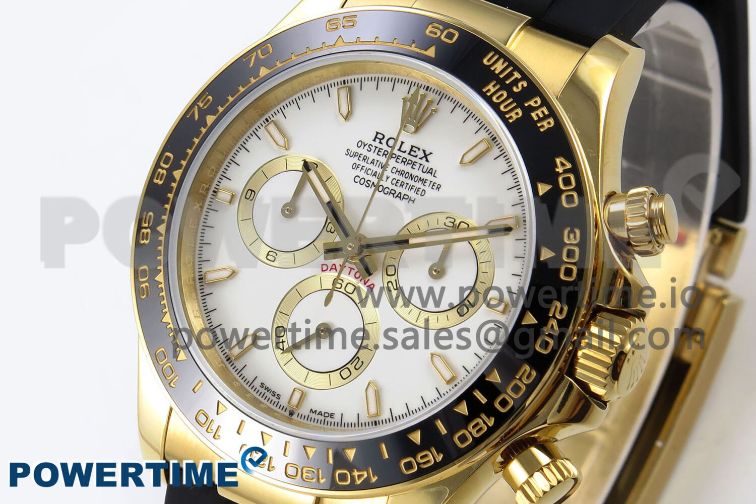 Daytona 126518 QF 1:1 Best Edition White Dial on Oysterflex Strap SH4131 V6 (Weighted) - Image 2