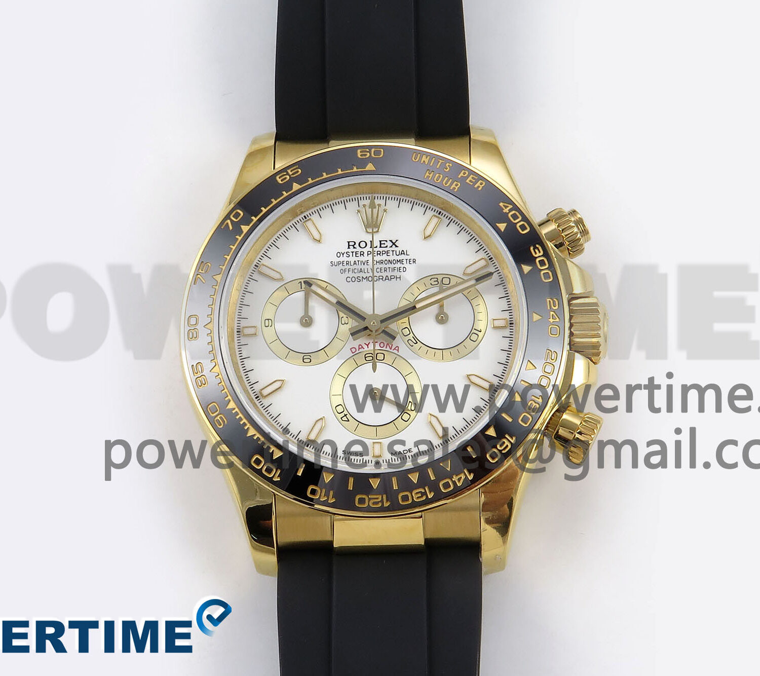 Daytona 126518 QF 1:1 Best Edition White Dial on Oysterflex Strap SH4131 V6 (Weighted)