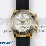 Daytona 126518 QF 1:1 Best Edition White Dial on Oysterflex Strap SH4131 V6 (Weighted)