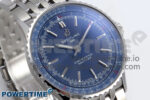 Navitimer Automatic 41mm SS TF 1:1 Best Edition Blue Dial on SS Bracelet A2824 - Image 3