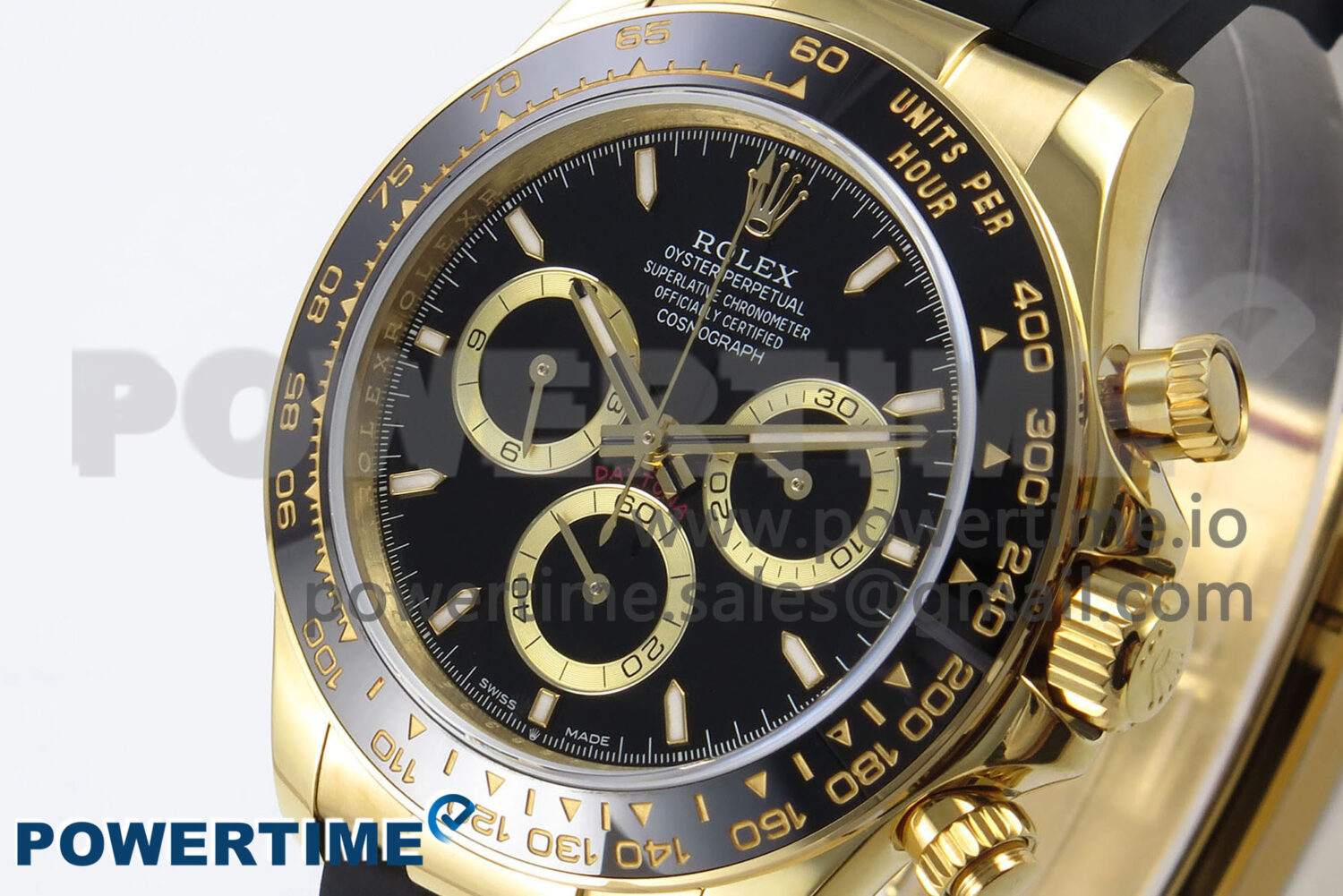 Daytona 126518 QF 1:1 Best Edition Black Dial on Oysterflex Strap SH4131 V6 (Weighted) - Image 2