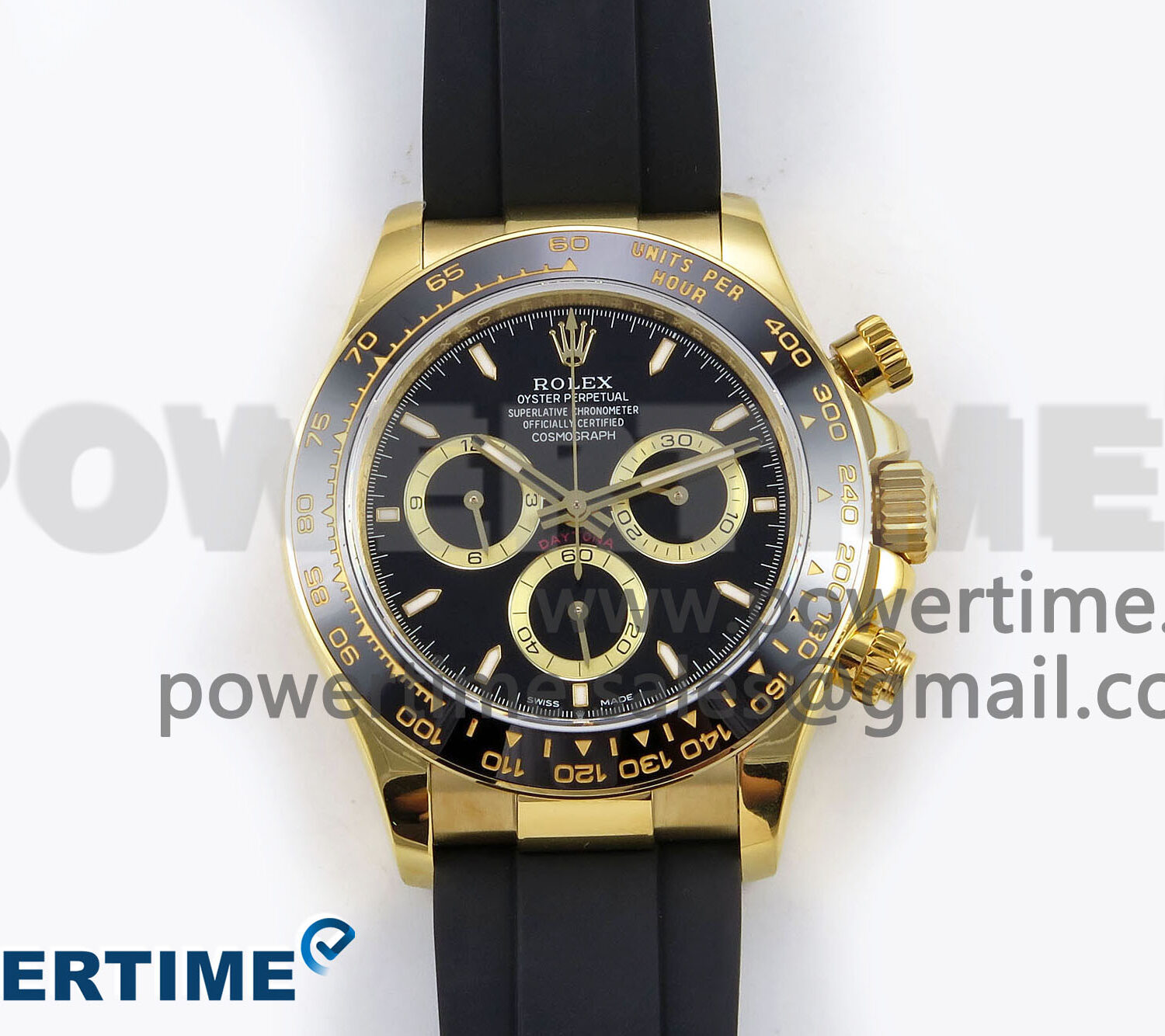 Daytona 126518 QF 1:1 Best Edition Black Dial on Oysterflex Strap SH4131 V6 (Weighted)