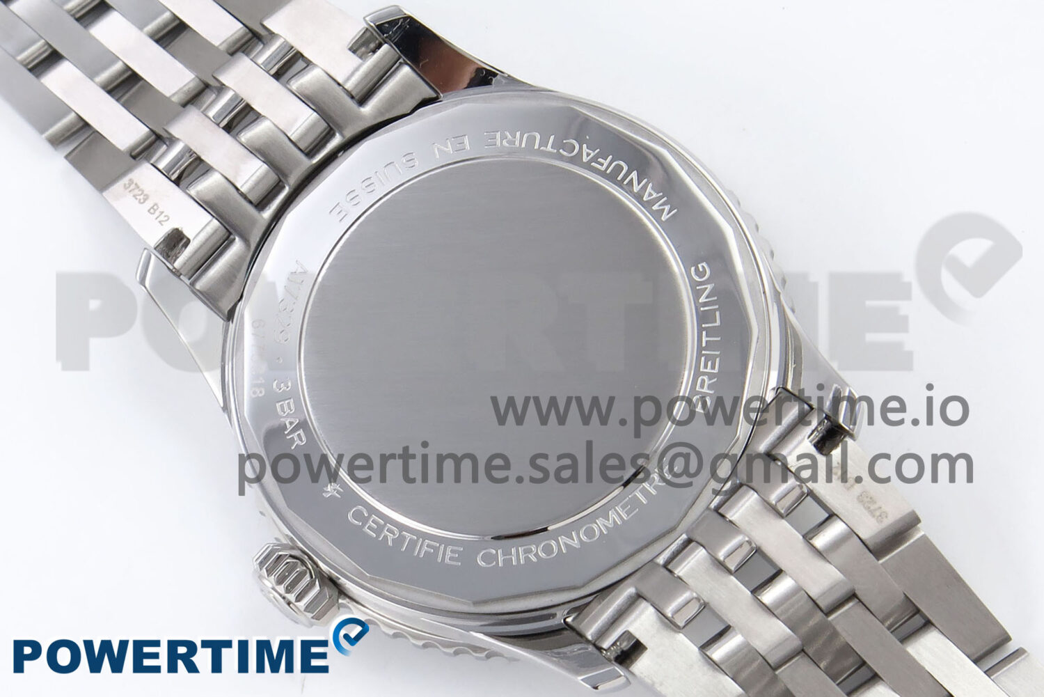Navitimer Automatic 41mm SS TF 1:1 Best Edition Ice Blue Dial on SS Bracelet A2824 - Image 8
