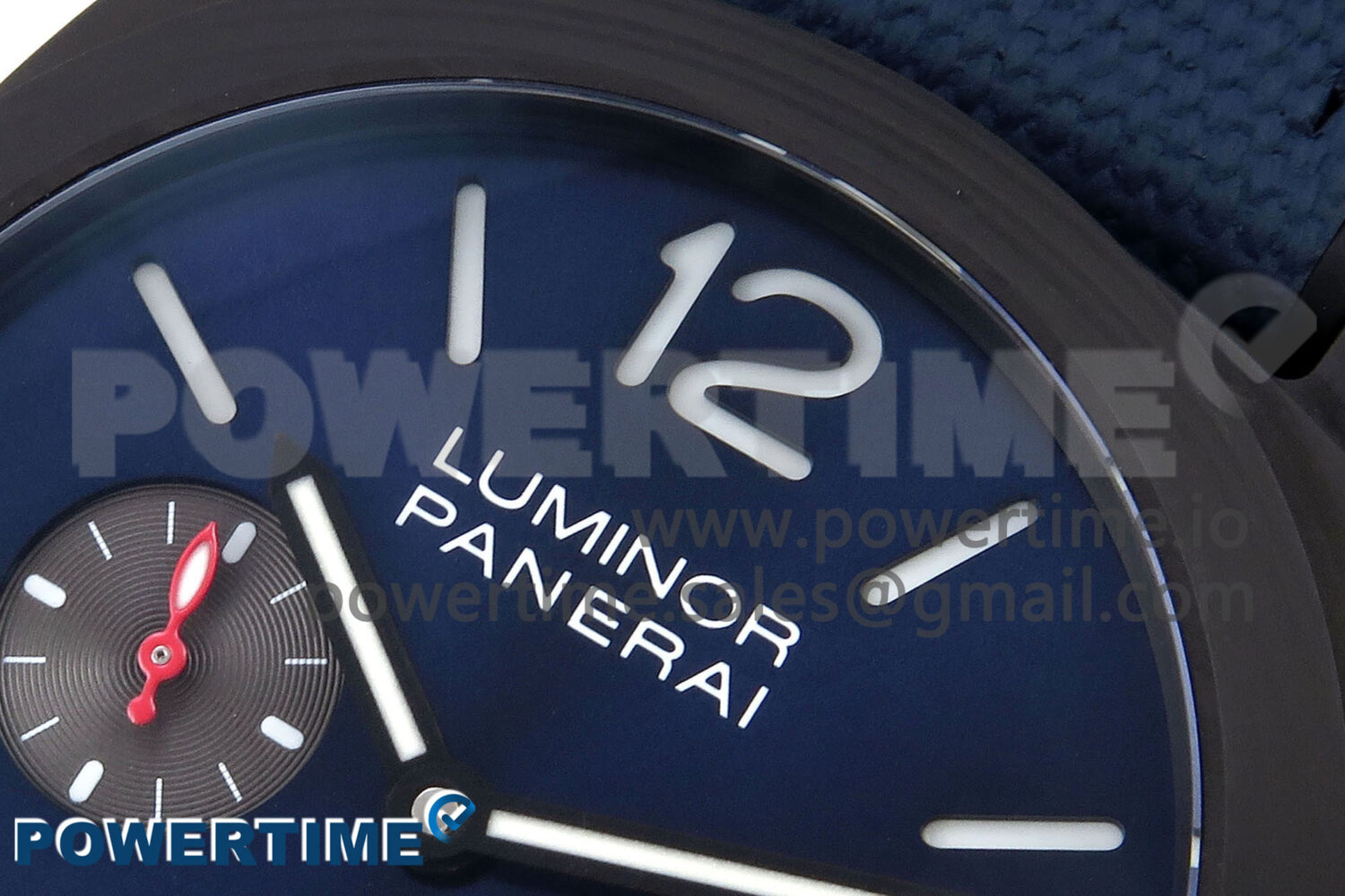 PAM1529 Luna Rossa Carbotech VSF 1:1 Best Edition on Blue Fabric Strap P.9010 Clone - Image 4