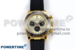Daytona 126518 QF 1:1 Best Edition YG/Black Dial on Oysterflex Strap SH4131 V6 (Weighted)