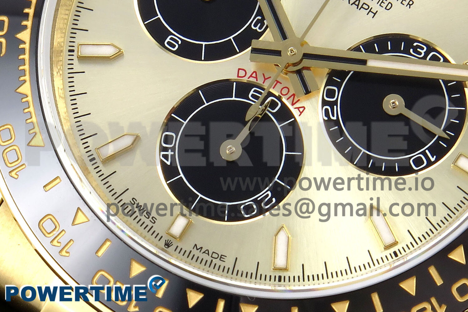 Daytona 126518 QF 1:1 Best Edition YG/Black Dial on Oysterflex Strap SH4131 V6 (Weighted) - Image 5