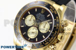 Daytona 126518 QF 1:1 Best Edition Black/YG Dial on Oysterflex Strap SH4131 V6 (Weighted) - Image 2