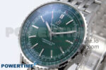 Navitimer Automatic 41mm SS TF 1:1 Best Edition Green Dial on SS Bracelet A2824 - Image 2