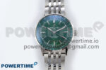 Navitimer Automatic 41mm SS TF 1:1 Best Edition Green Dial on SS Bracelet A2824