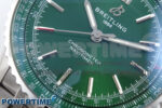 Navitimer Automatic 41mm SS TF 1:1 Best Edition Green Dial on SS Bracelet A2824 - Image 5