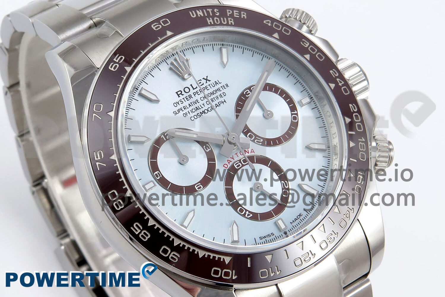 Daytona 126506 QF 1:1 Best Edition Ice Blue Dial Lume Marker on SS/YG Braclet SH4131 V6 (Gain Weight - Image 3