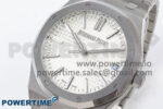 Royal Oak 41mm 15510 “50th Anniversary” SS IPF 1:1 Best Edition White Textured Dial on SS Bracelet SA4302 Super Clone - Image 3