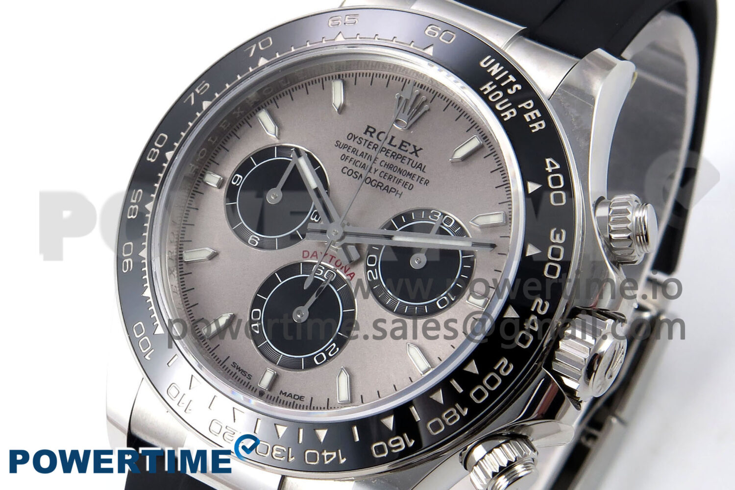Daytona 126519LN APF 1:1 Best Edition 904L Steel Grey Dial on Black Rubber Strap DD4131 - Image 3