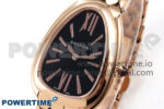 Serpenti Seduttori Watch RG BVF 1:1 Best Edition Black Dial on RG Bracelet Swiss Quartz - Image 2