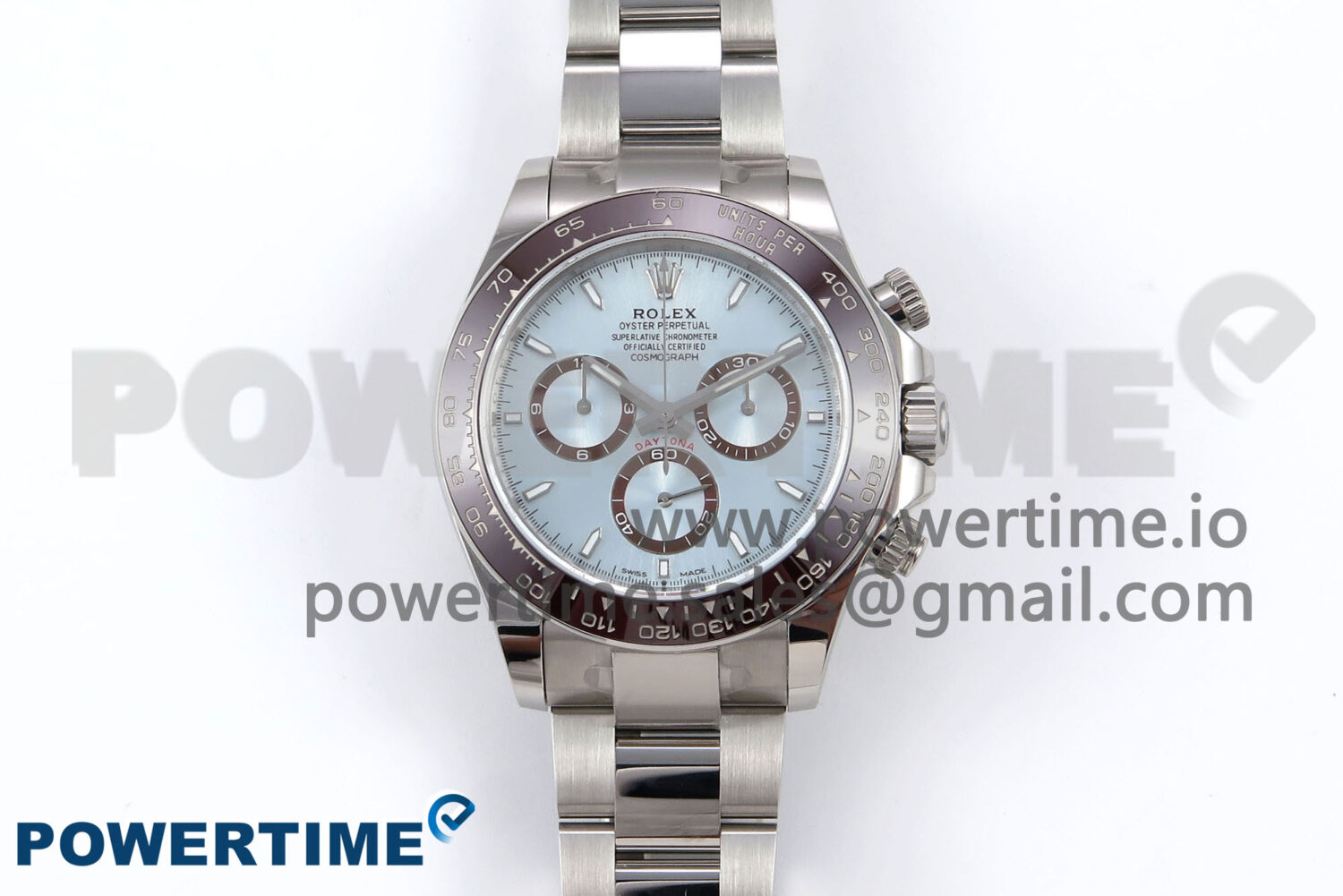 Daytona 126506 QF 1:1 Best Edition Ice Blue Dial Lume Marker on SS/YG Braclet SH4131 V6 (Gain Weight - Image 1