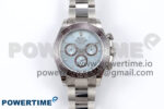 Daytona 126506 QF 1:1 Best Edition Ice Blue Dial Lume Marker on SS/YG Braclet SH4131 V6 (Gain Weight