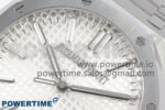 Royal Oak 41mm 15510 “50th Anniversary” SS IPF 1:1 Best Edition White Textured Dial on SS Bracelet SA4302 Super Clone - Image 4