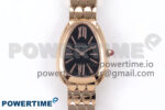 Serpenti Seduttori Watch RG BVF 1:1 Best Edition Black Dial on RG Bracelet Swiss Quartz