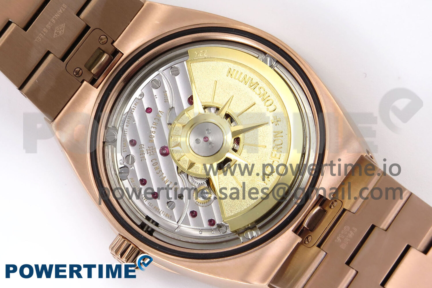 Overseas 4500V RG 8F 1:1 Best Edition Blue Dial on RG Bracelet A5100 - Image 9