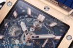 Square Bang Unico 42mm RG BBF 1:1 Best Edition Skeleton Dial on Blue Rubber Strap A1280 - Image 4