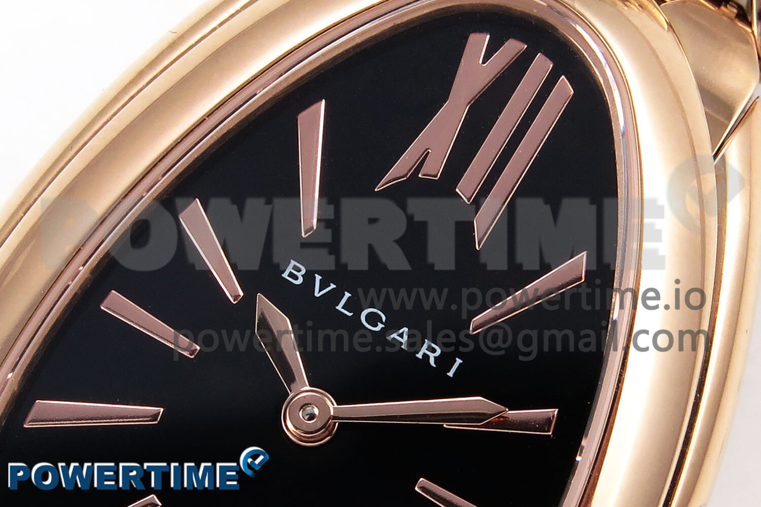 Serpenti Seduttori Watch RG BVF 1:1 Best Edition Black Dial on RG Bracelet Swiss Quartz - Image 4