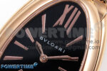 Serpenti Seduttori Watch RG BVF 1:1 Best Edition Black Dial on RG Bracelet Swiss Quartz - Image 4