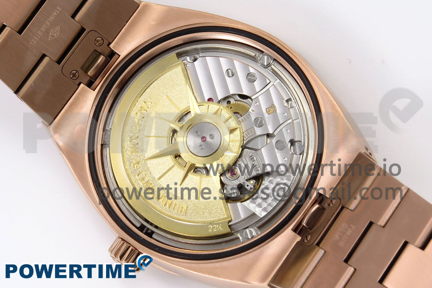 Overseas 4500V RG 8F 1:1 Best Edition Blue Dial on RG Bracelet A5100 - Image 10