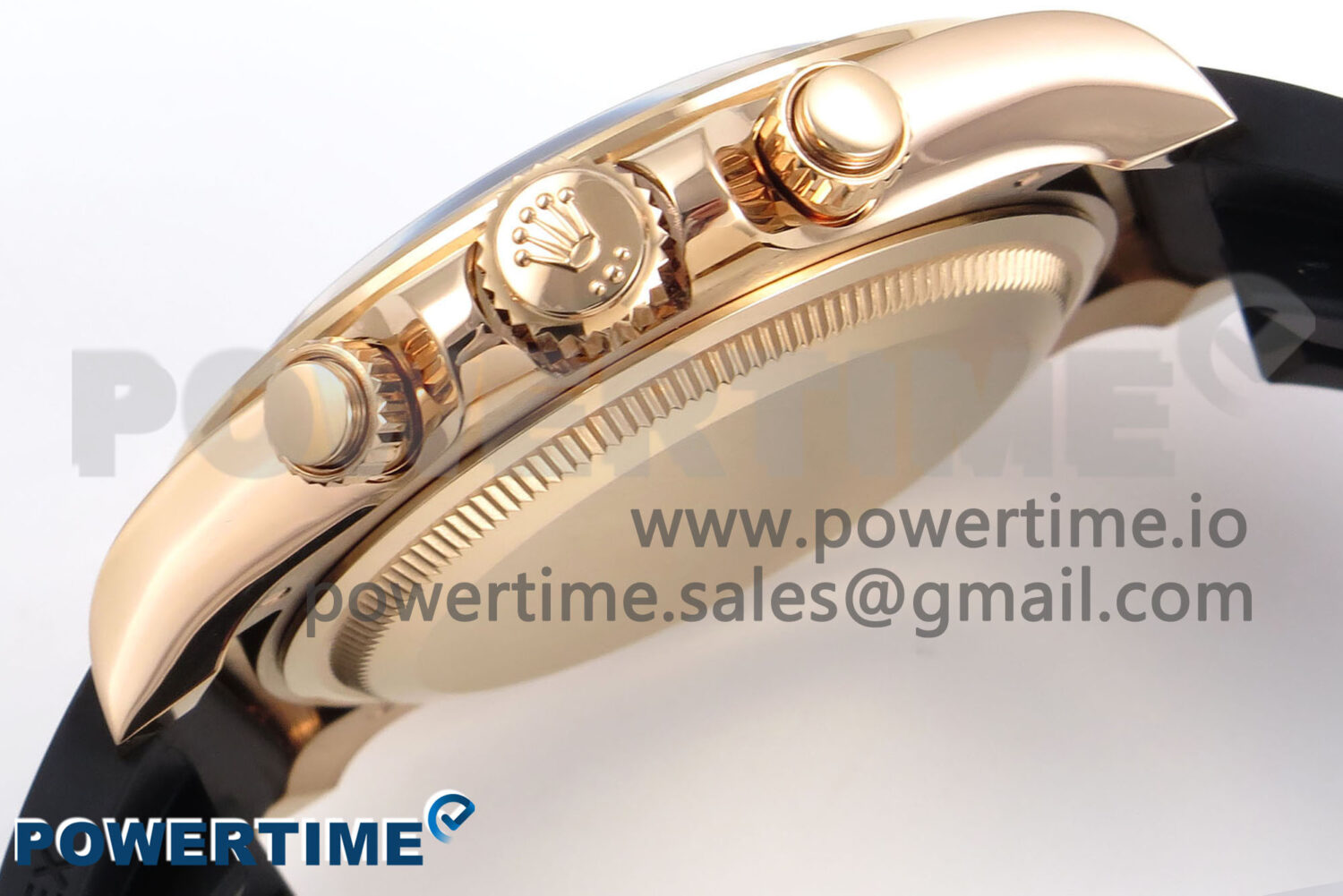 Daytona 126515 APSF 1:1 Best Edition Black/RG Diamonds Dial on Oysterflex Rubber Strap SH4131 (Gain Weight) - Image 6