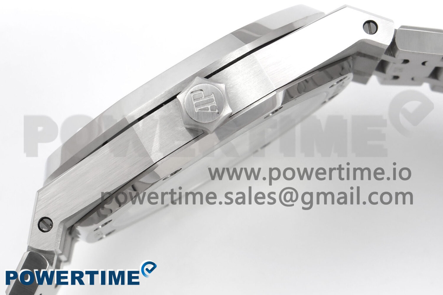 Royal Oak 41mm 15510 “50th Anniversary” SS IPF 1:1 Best Edition White Textured Dial on SS Bracelet SA4302 Super Clone - Image 6