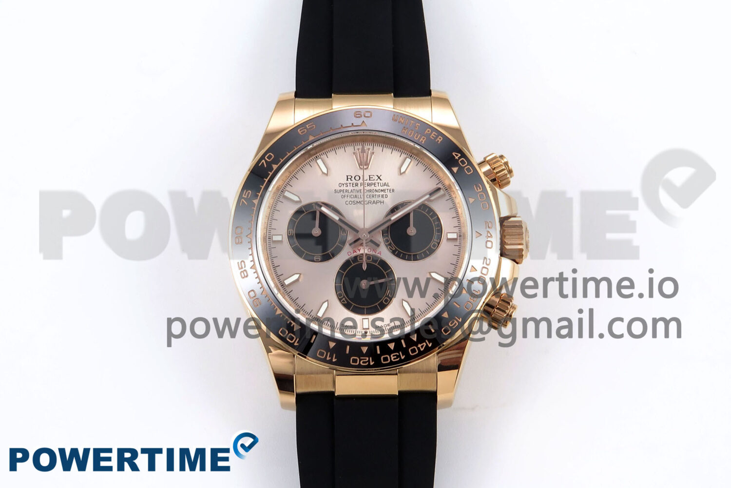 Daytona 126515 APSF 1:1 Best Edition RG/Black Dial on Oysterflex Rubber Strap SH4131 (Gain Weight) - Image 1