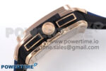 Square Bang Unico 42mm RG BBF 1:1 Best Edition Skeleton Dial on Blue Rubber Strap A1280 - Image 7