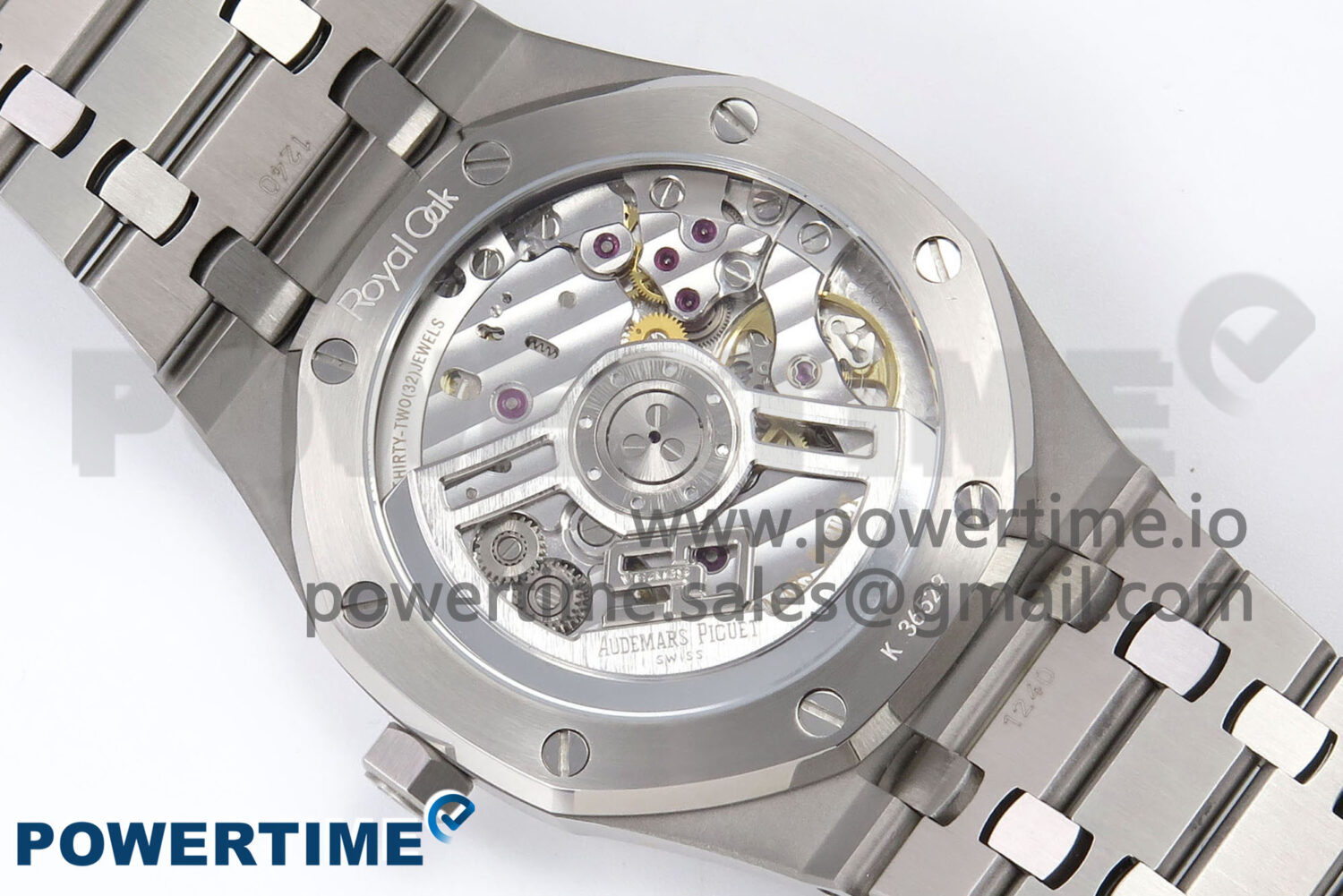 Royal Oak 41mm 15510 “50th Anniversary” SS IPF 1:1 Best Edition Gray Textured Dial on SS Bracelet SA4302 Super Clone - Image 8