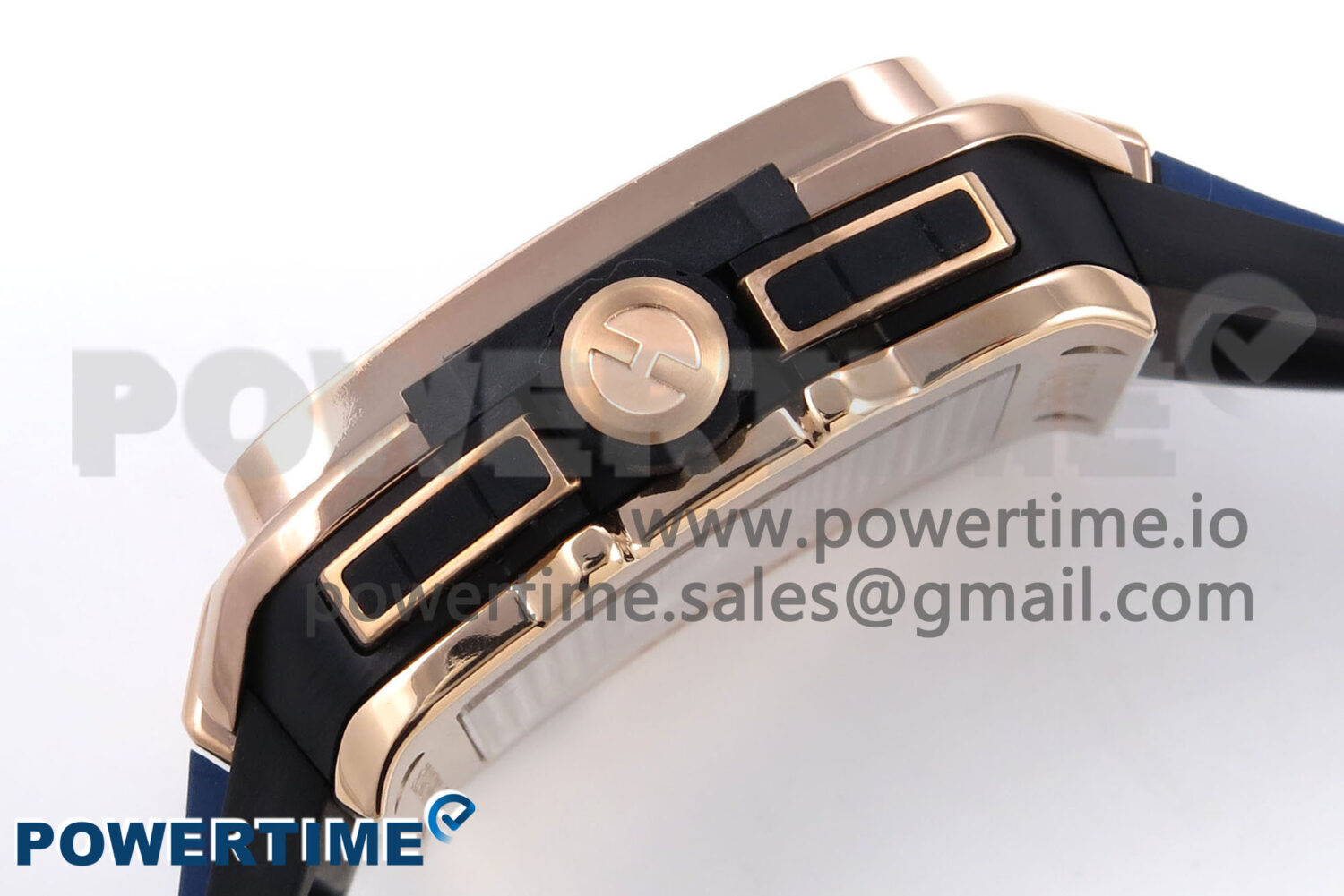 Square Bang Unico 42mm RG/Ceramic BBF 1:1 Best Edition Skeleton Dial on Blue Rubber Strap A1280 - Image 7