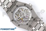Royal Oak 41mm 15510 “50th Anniversary” SS IPF 1:1 Best Edition White Textured Dial on SS Bracelet SA4302 Super Clone - Image 9