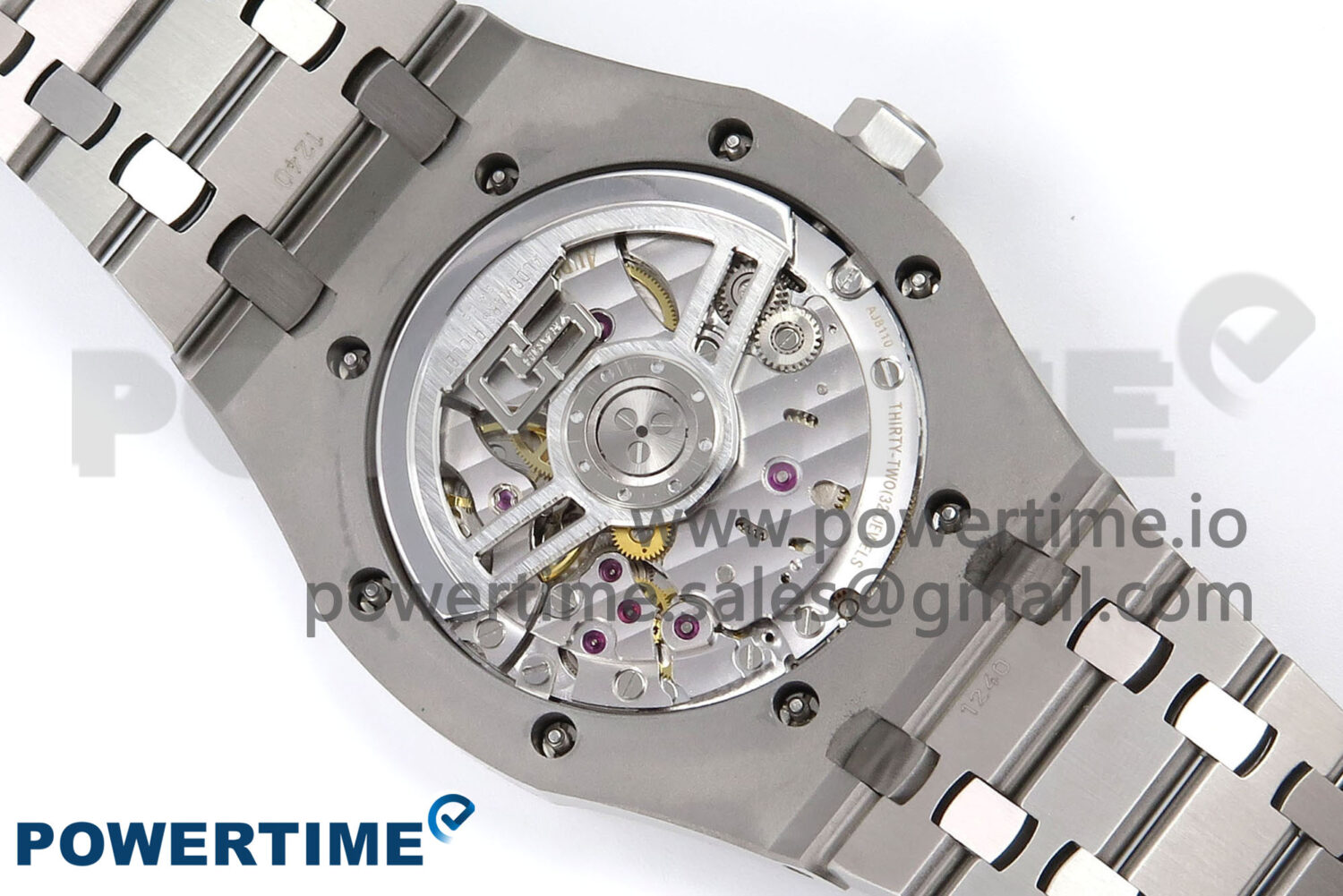 Royal Oak 41mm 15510 “50th Anniversary” SS IPF 1:1 Best Edition Green Textured Dial on SS Bracelet SA4302 Super Clone - Image 9