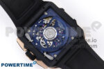 Square Bang Unico 42mm RG/Ceramic BBF 1:1 Best Edition Skeleton Dial on Blue Rubber Strap A1280 - Image 9