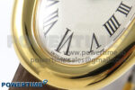 Baignoire Watch YG AF 1:1 Best Edition White Dial on Brown Croco Strap RONDA Quartz - Image 5