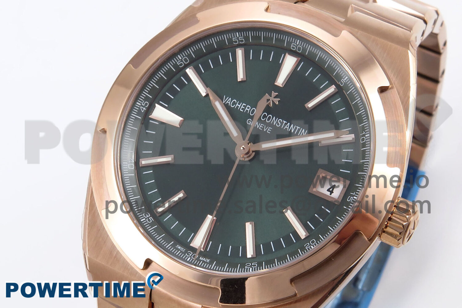 Overseas 4500V RG 8F 1:1 Best Edition Green Dial on RG Bracelet A5100 - Image 2
