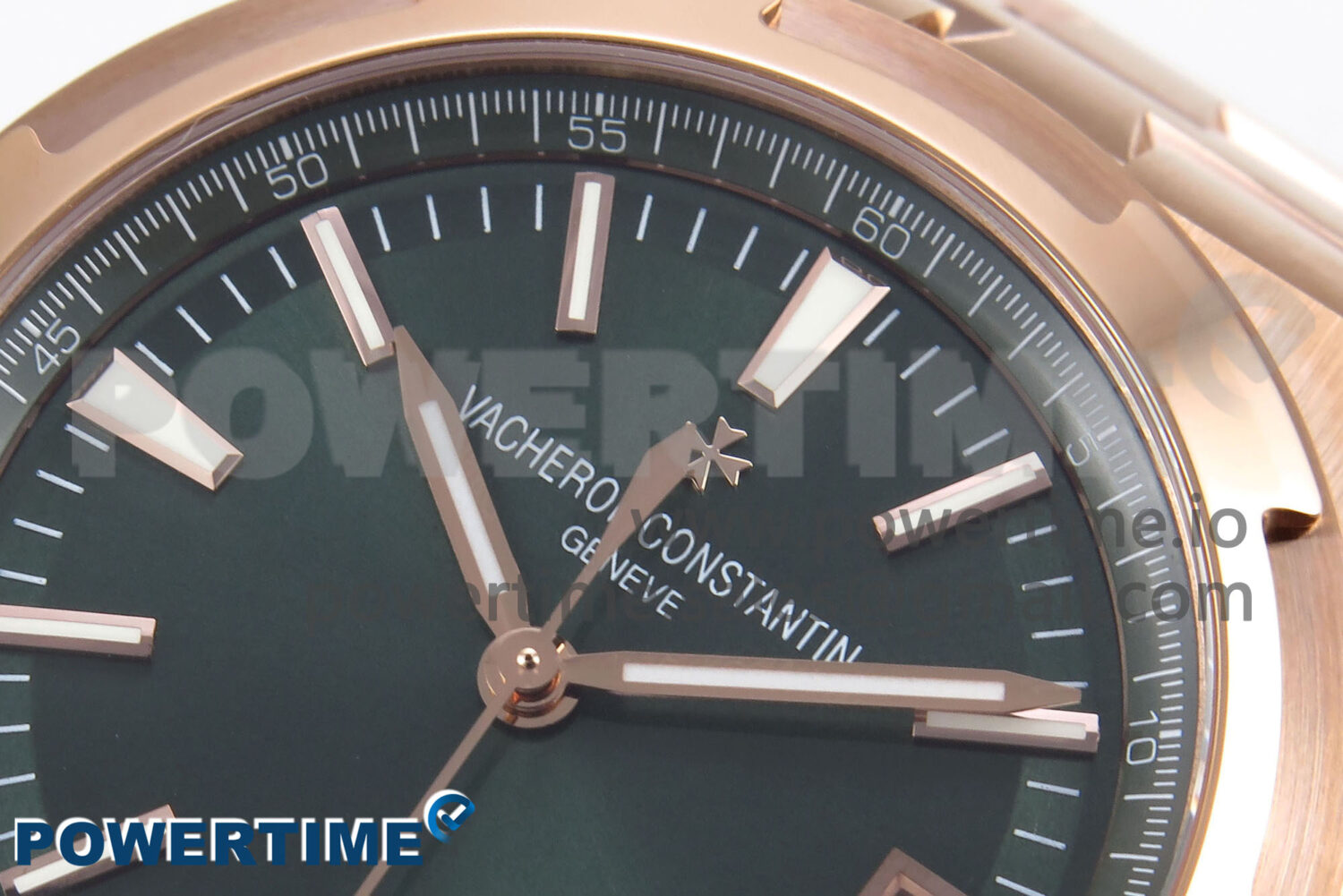 Overseas 4500V RG 8F 1:1 Best Edition Green Dial on RG Bracelet A5100 - Image 4
