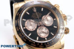 Daytona 126515 APSF 1:1 Best Edition Black/RG Stick Dial on Oysterflex Rubber Strap SH4131 (Gain Weight) - Image 2