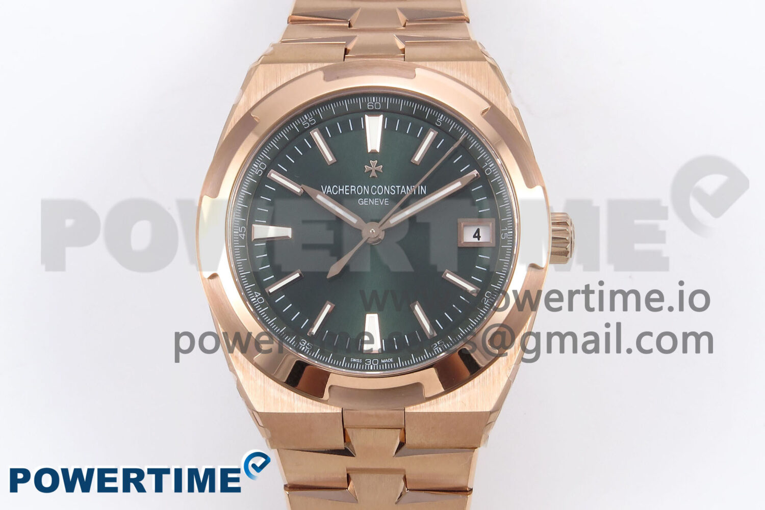 Overseas 4500V RG 8F 1:1 Best Edition Green Dial on RG Bracelet A5100 - Image 1