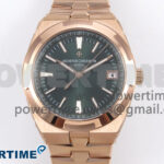 Overseas 4500V RG 8F 1:1 Best Edition Green Dial on RG Bracelet A5100