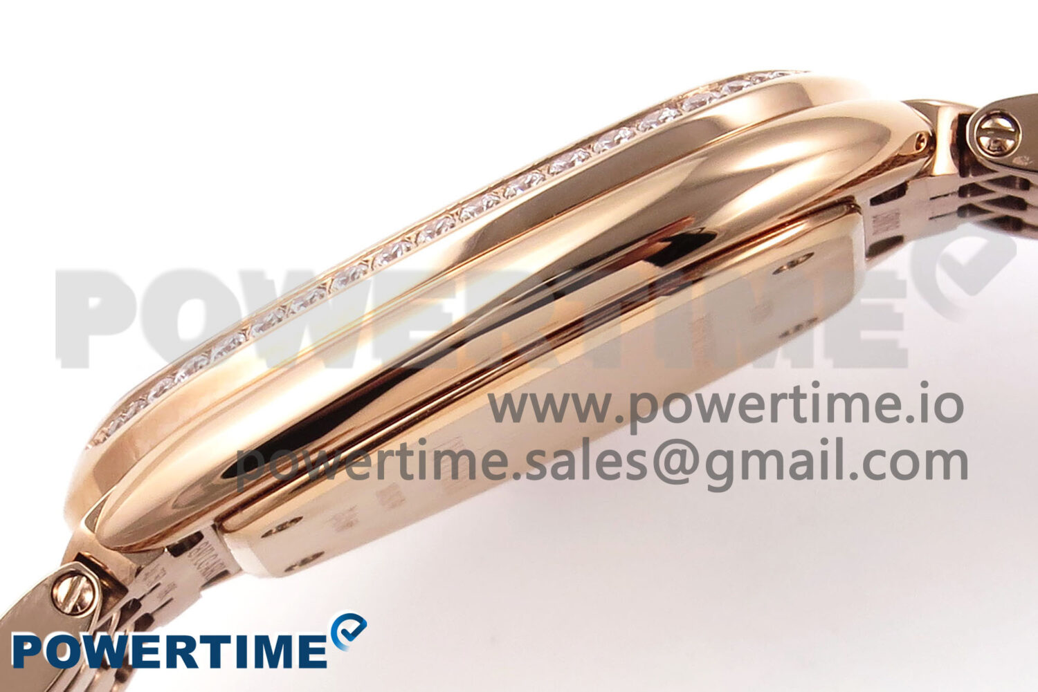 Serpenti Seduttori Watch RG BVF 1:1 Best Edition Black Dial Diamonds Bezel on RG Bracelet Swiss Quartz - Image 6
